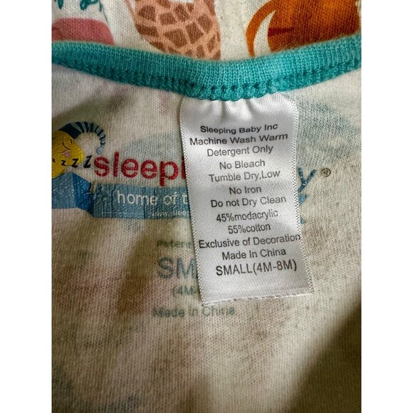 Sleeping Baby Zipadee-Zip Wearable Blanket Sleep Sack Small 4–8 Months - Picture 4 of 5